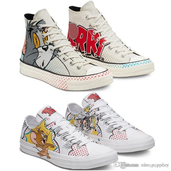 70s 1970s toms &jerry chucks hi canvas shoes white multi black skateboard graffit canvas shoes sports classic sneakers
70s 1970s toms &jerry chucks hi canvas shoes white multi black skateboard graffit canvas shoes sports classic sneakers