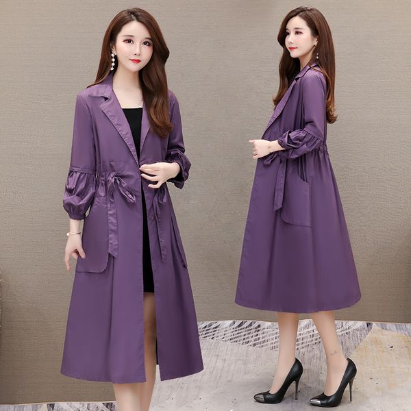 trench coat women long 2019 new autumn solid color slim coats large size loose windbreaker female lantern sleeve belt coat an230, Tan;black
trench coat women long 2019 new autumn solid color slim coats large size loose windbreaker female lantern sleeve belt coat an230, Tan;black