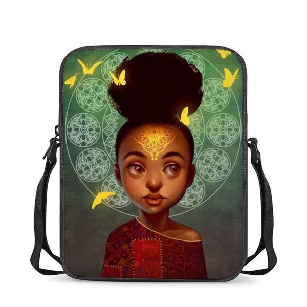 hycool cute black african magic girl butterfly pattern women cross-body bags kids school book bag ladies fashion travel bags 
hycool cute black african magic girl butterfly pattern women cross-body bags kids school book bag ladies fashion travel bags