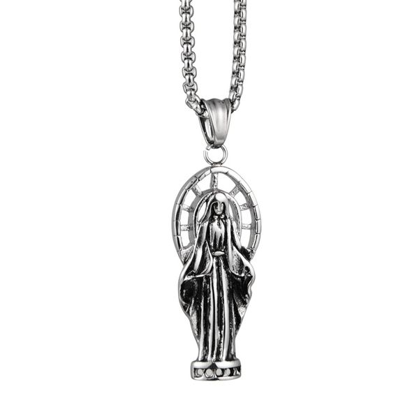 fstainless steel madonna pendants necklace virgin mary pendant necklaces madonna women necklace catholic christian, Silver
fstainless steel madonna pendants necklace virgin mary pendant necklaces madonna women necklace catholic christian, Silver