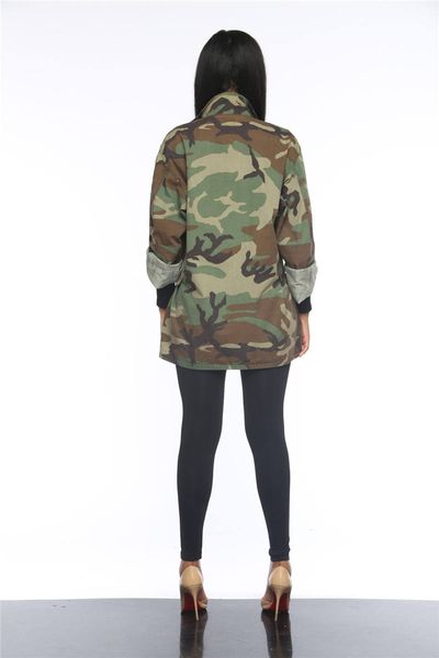 army camouflage women trench coats button long lapel coats boyfriend women clothing, Tan;black
army camouflage women trench coats button long lapel coats boyfriend women clothing, Tan;black