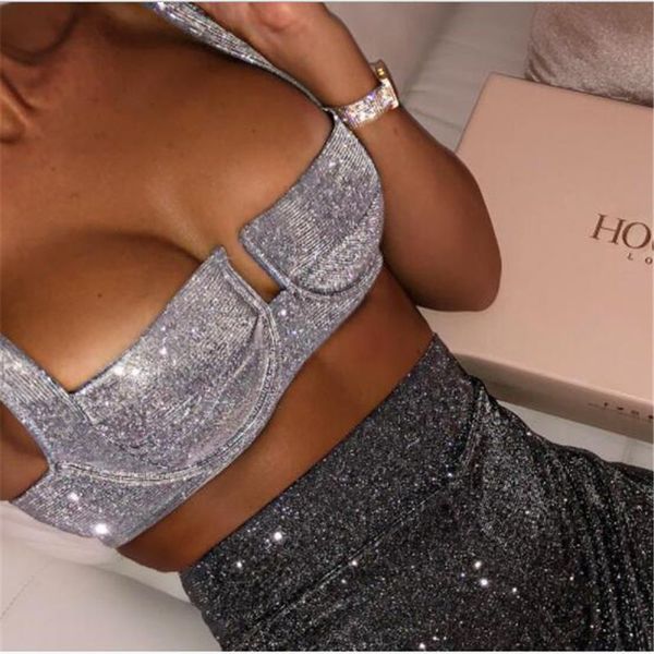 silver short zipper outer vest night club women tanks fashion solid bra strappy camis camisole female clothing, White
silver short zipper outer vest night club women tanks fashion solid bra strappy camis camisole female clothing, White