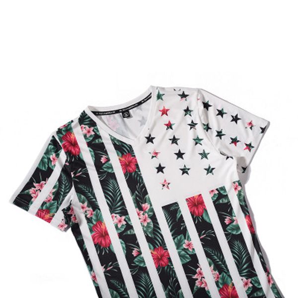 style 2019 new men's fashion men's fashion v-neck stretch slim plant flower printing 3dt shirt shirt men's clothing sale, White;black
style 2019 new men's fashion men's fashion v-neck stretch slim plant flower printing 3dt shirt shirt men's clothing sale, White;black