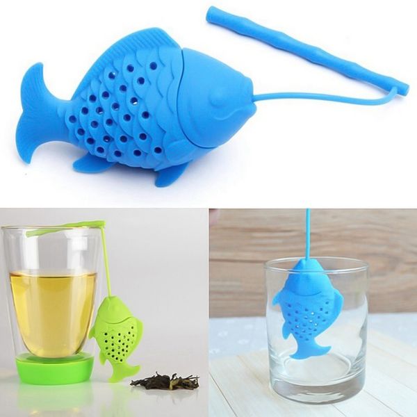 1pcs fish tea infuser diffuser food grade silicone spice herbal tea strainer loose leaf filter fish shape tea ball accessories
1pcs fish tea infuser diffuser food grade silicone spice herbal tea strainer loose leaf filter fish shape tea ball accessories