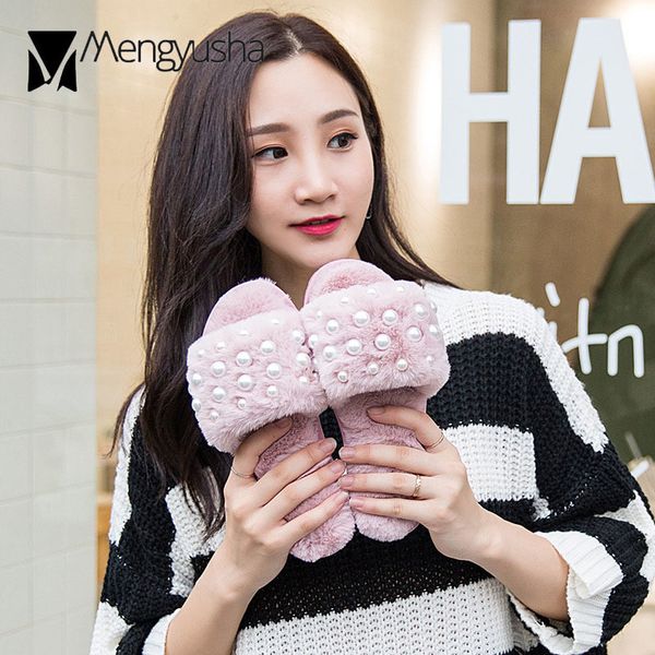 designer pearl slippers women beading furry slides soft fur flipflops warm winter long plush home shoes woman pantouflesc859 y200424, Black
designer pearl slippers women beading furry slides soft fur flipflops warm winter long plush home shoes woman pantouflesc859 y200424, Black