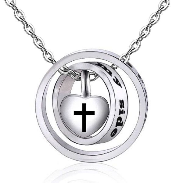 cross pendants urn necklace ashes holder keepsake for men funeral jewelry - 7 styles, Silver
cross pendants urn necklace ashes holder keepsake for men funeral jewelry - 7 styles, Silver
