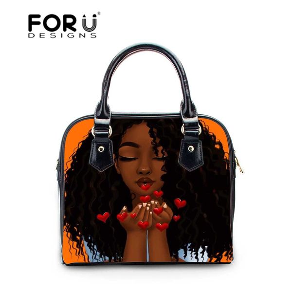 forudesigns handbags women hand bag black art african girls print totes ladies pu leather shoulder crossbody bag feminine
forudesigns handbags women hand bag black art african girls print totes ladies pu leather shoulder crossbody bag feminine