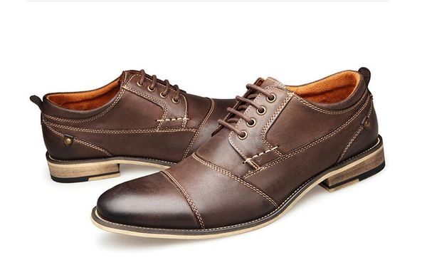 men casual shoes pu leather men laceup dress shoes business formal footwear big size party wedding footwear, Black
men casual shoes pu leather men laceup dress shoes business formal footwear big size party wedding footwear, Black