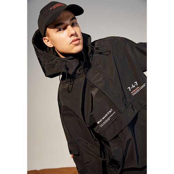 yasword men hooded jacket coat windbreaker man autumn winter outwear high collar turtle neck jackets sportswear pockets, Black;brown
yasword men hooded jacket coat windbreaker man autumn winter outwear high collar turtle neck jackets sportswear pockets, Black;brown
