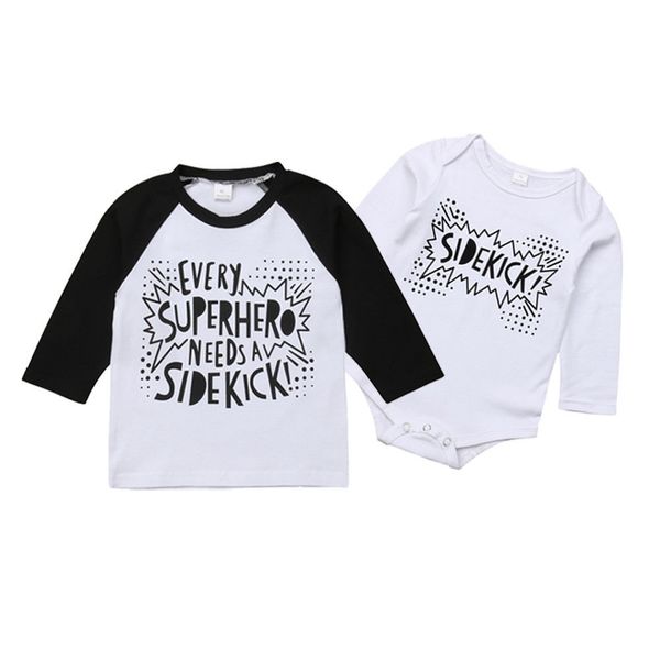 cute brothers clothes little brother baby boy romper big boy t-shirt tee brothers matching outfit, Blue
cute brothers clothes little brother baby boy romper big boy t-shirt tee brothers matching outfit, Blue