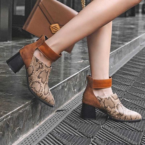 2020 autumn winter ankle boots for women animal snake pattern pu leather high heels booties ankle botas shoes, Black
2020 autumn winter ankle boots for women animal snake pattern pu leather high heels booties ankle botas shoes, Black