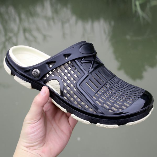 

original new garden flip flops water shoes men upstream pu summer beach aqua slipper outdoor swimming sandals gardening shoes