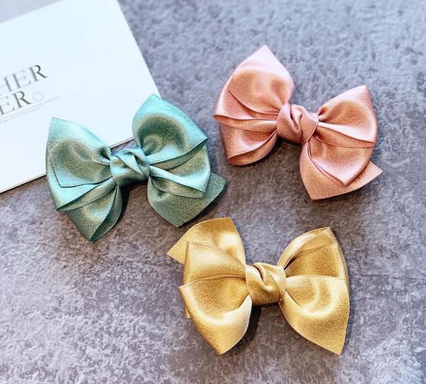 fashion ribbon bow hair clip kid fairy hair accessories layer deluxe satin hairpin birthday gift barrette school girl headwear, Slivery;white
fashion ribbon bow hair clip kid fairy hair accessories layer deluxe satin hairpin birthday gift barrette school girl headwear, Slivery;white