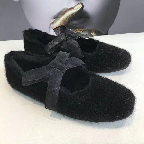 butterfly-knot brand mary janes flat shoes loafers women real fur flat shoes luxury winter flats round toe fur loafers, Black
butterfly-knot brand mary janes flat shoes loafers women real fur flat shoes luxury winter flats round toe fur loafers, Black