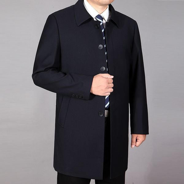 men's jackets 50% off men' s single breasted coats & turn-down collar casual men long clothing, Black;brown
men's jackets 50% off men' s single breasted coats & turn-down collar casual men long clothing, Black;brown
