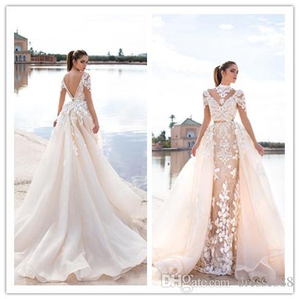 2019 ridal backless кружевные свадебные платья рукава русалка прозрачная труба с высоким вырезом 3d аппликации оверски свадебные платья со с, White
2019 ridal backless кружевные свадебные платья рукава русалка прозрачная труба с высоким вырезом 3d аппликации оверски свадебные платья со с, White