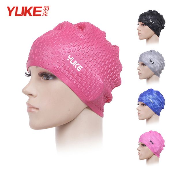 yuke women silicone swimming cap ear protection caps for swimming waterproof particle swim hats size fits all n0321
yuke women silicone swimming cap ear protection caps for swimming waterproof particle swim hats size fits all n0321
