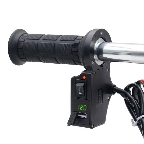 auto 7/8" motorcycle handlebar electric heated grips 12v modified with switch digital display handlebar adjustable temperature
auto 7/8" motorcycle handlebar electric heated grips 12v modified with switch digital display handlebar adjustable temperature