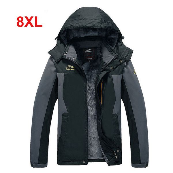 8xl oversized men 2018 winter waterproof hiking camping trekking fishing climb hood jacket outdoor coat plus size fur outwear, Blue;black
8xl oversized men 2018 winter waterproof hiking camping trekking fishing climb hood jacket outdoor coat plus size fur outwear, Blue;black