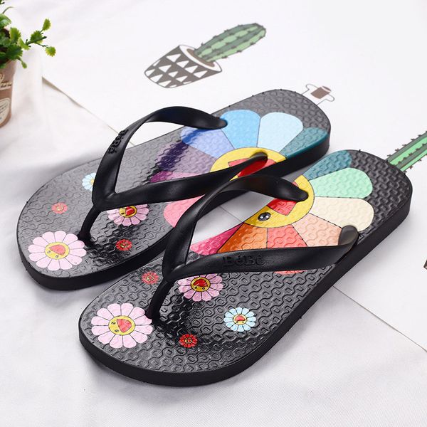 woman slippers flower women beach sandals female flip flops ladies comfort slip on female flat shoes casual clip toe 2020 new, Black
woman slippers flower women beach sandals female flip flops ladies comfort slip on female flat shoes casual clip toe 2020 new, Black