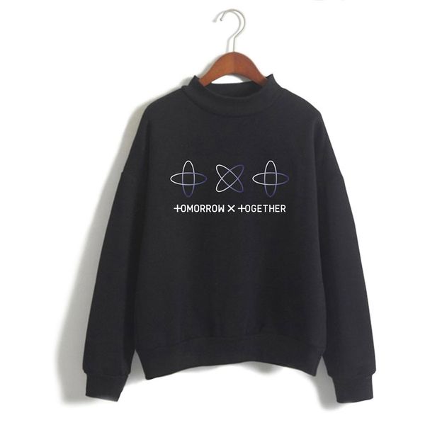 2019 new kpop txt combination tomorrow x togetherf loose men and women high collar sweater dropshipping, White;black
2019 new kpop txt combination tomorrow x togetherf loose men and women high collar sweater dropshipping, White;black