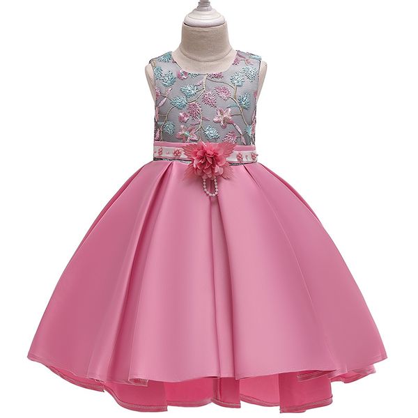 girls embroidered clothes bow cute fluffy princess dress party performance costume kids clothing wedding event flower girl dress, Red;yellow 
girls embroidered clothes bow cute fluffy princess dress party performance costume kids clothing wedding event flower girl dress, Red;yellow