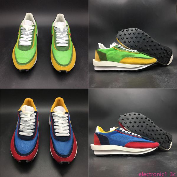 2019 sacai ldv waffle daybreak trainers mens sneakers for women fashion designer breathe tripe s sports running shoes size eur36-45, Black;green
2019 sacai ldv waffle daybreak trainers mens sneakers for women fashion designer breathe tripe s sports running shoes size eur36-45, Black;green