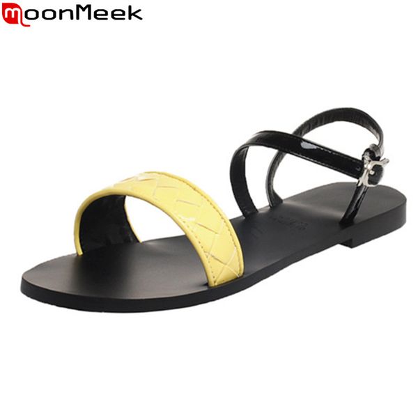 moonmeek 2020 new arrival fashion women sandals comfortable flat heel square toe casual shoes summer mixed colors shoes, Black
moonmeek 2020 new arrival fashion women sandals comfortable flat heel square toe casual shoes summer mixed colors shoes, Black