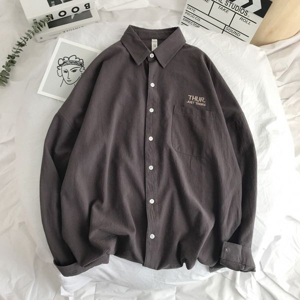 jaycosin men solid shirt long sleeve 2019 man korean fashions monday embroidery shirt male streetwear spring couple shirts 1119, White;black
jaycosin men solid shirt long sleeve 2019 man korean fashions monday embroidery shirt male streetwear spring couple shirts 1119, White;black