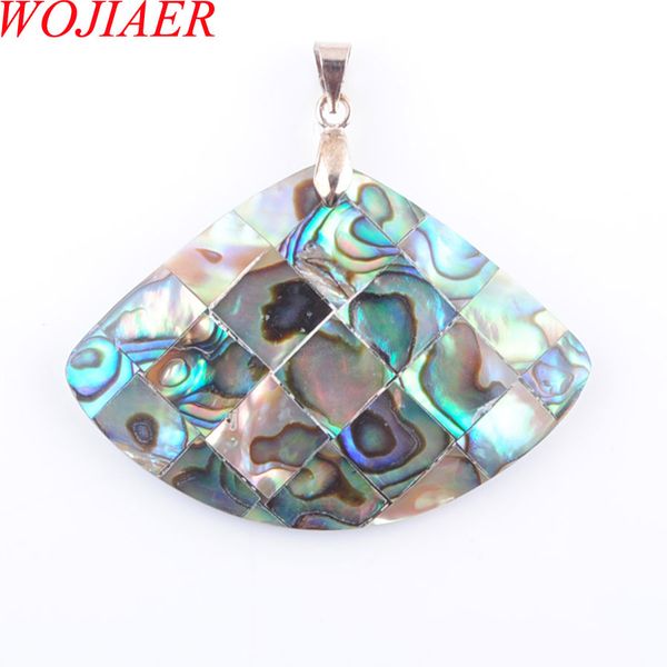 wojiaer new zelanian abalone shell pearl sector gem stone pendants & necklaces bead women girls jewelry dn3372, Silver
wojiaer new zelanian abalone shell pearl sector gem stone pendants & necklaces bead women girls jewelry dn3372, Silver