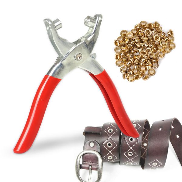 hole punches grommet rivets eyelet setting pliers 100pcs eyelet for bags shoes and pu leather belt puncher
hole punches grommet rivets eyelet setting pliers 100pcs eyelet for bags shoes and pu leather belt puncher