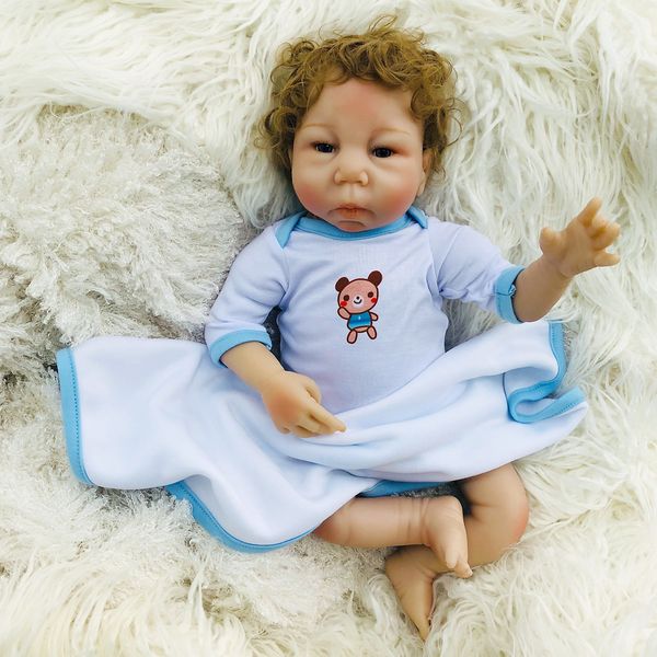 new 18inch bebe reborn doll lifelike soft vinyl silicone reborn baby dolls toys for girls birthday gift fashion baby dolls otarddolls
new 18inch bebe reborn doll lifelike soft vinyl silicone reborn baby dolls toys for girls birthday gift fashion baby dolls otarddolls