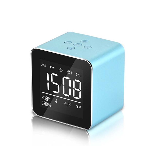 led alarm clock fm radio portable bluetooth speaker plug in memory cassette display alarm clock compatible smartphone audio & makeup mirror
led alarm clock fm radio portable bluetooth speaker plug in memory cassette display alarm clock compatible smartphone audio & makeup mirror