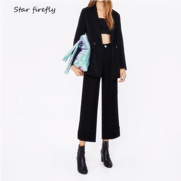 star firefly 2019 women blazer long-sleeved suit collar solid color casual formal blazer for elegant business ladies, White;black
star firefly 2019 women blazer long-sleeved suit collar solid color casual formal blazer for elegant business ladies, White;black