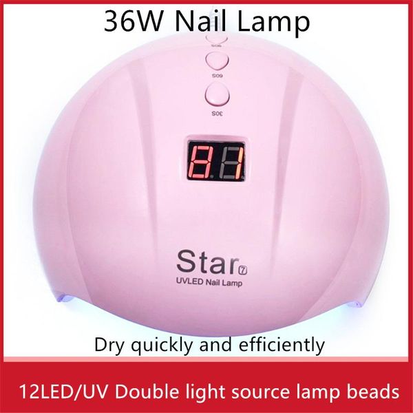 36w nail lamp infrared intelligent induction intelligent display time 12 led/uv double light source lamp beads
36w nail lamp infrared intelligent induction intelligent display time 12 led/uv double light source lamp beads