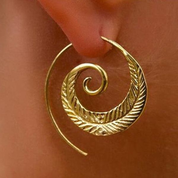 punk personality round spiral drop earrings exaggerated circle leaf whirlpool gear earrings for women jewelry 4200, Golden
punk personality round spiral drop earrings exaggerated circle leaf whirlpool gear earrings for women jewelry 4200, Golden