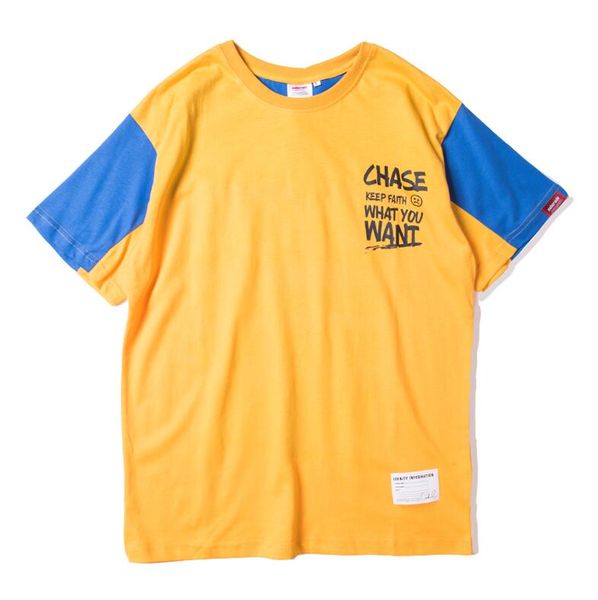 fashion classic men t-shirts new style men short sleeve color matching letter printing mens tees size s-2xl t01, White;black
fashion classic men t-shirts new style men short sleeve color matching letter printing mens tees size s-2xl t01, White;black