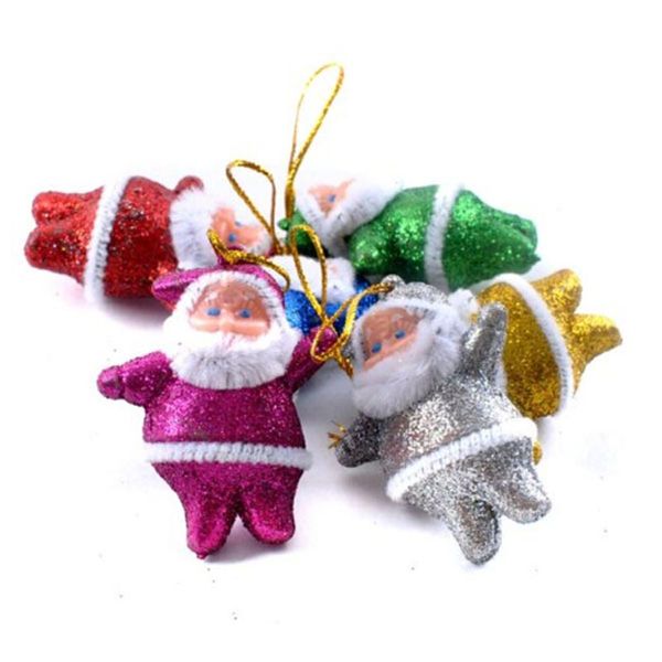 a set of 6pcs cute santa claus pendant christmas tree hanging decorations xmas tree ornaments (random color
a set of 6pcs cute santa claus pendant christmas tree hanging decorations xmas tree ornaments (random color