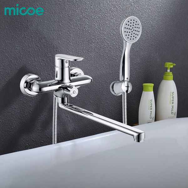micoe bathtub faucet bathroom bathtub shower set chrome wall faucet brass sink mixer water mixer hand shower h-hc606
micoe bathtub faucet bathroom bathtub shower set chrome wall faucet brass sink mixer water mixer hand shower h-hc606