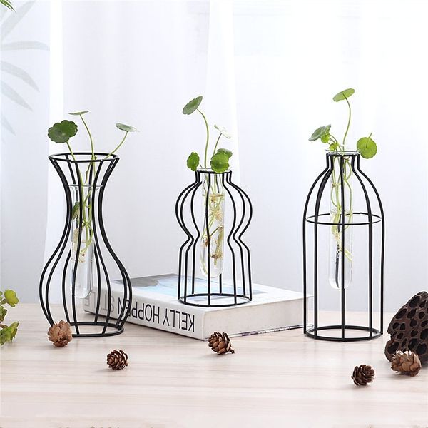 nordic style geometric design glass iron art vase tableplant bonsai flower wedding home decoration accessories 
nordic style geometric design glass iron art vase tableplant bonsai flower wedding home decoration accessories