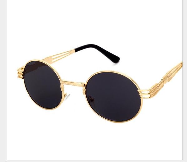 men and women's circular glasses retro sunglasses metal dazzling prince glasses personality trendy sunglasses, White;black
men and women's circular glasses retro sunglasses metal dazzling prince glasses personality trendy sunglasses, White;black