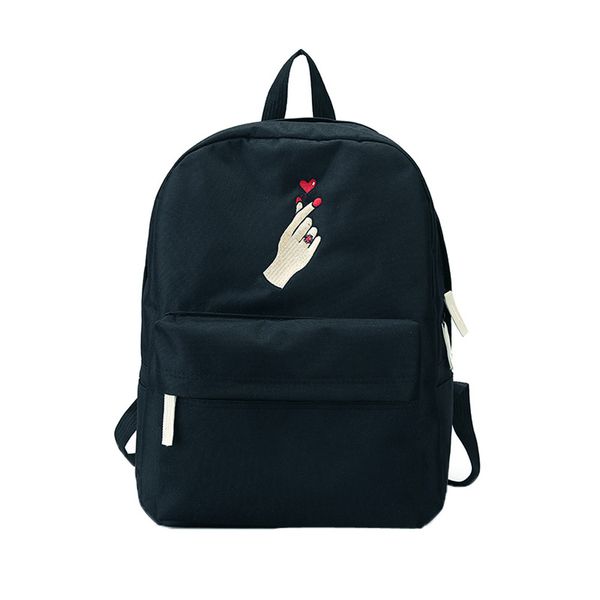 men and women canvas rose flower embroidery cute backpack student teenage girls school bags travel shoulder bag black rucksack
men and women canvas rose flower embroidery cute backpack student teenage girls school bags travel shoulder bag black rucksack
