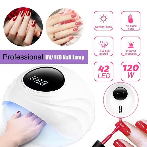 120w quick infrared sensor pro 42 led uv nail lamp curing-light polish gel dryer machine lcd digital display fan cooling system
120w quick infrared sensor pro 42 led uv nail lamp curing-light polish gel dryer machine lcd digital display fan cooling system
