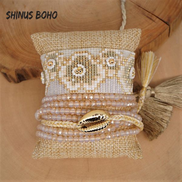 shinusbohobohemian bracelet miyuki beads bracelet for women summer armband flower jewelry pulseras mujer moda 2019 crystal tasse, Golden;silver
shinusbohobohemian bracelet miyuki beads bracelet for women summer armband flower jewelry pulseras mujer moda 2019 crystal tasse, Golden;silver