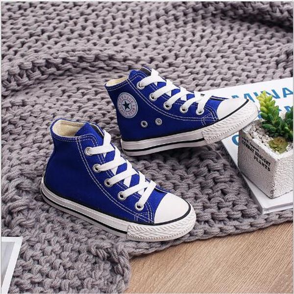 new selling children's shoes spring men's and women's classic lace up high canvas shoes baby casual shoes, Black;red
new selling children's shoes spring men's and women's classic lace up high canvas shoes baby casual shoes, Black;red