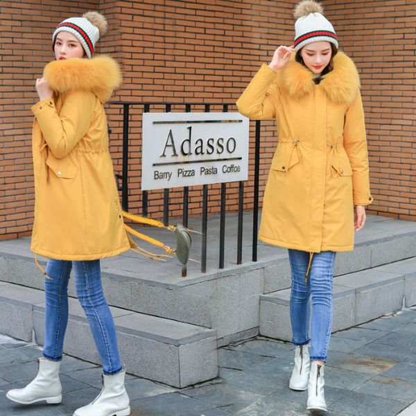 winter down cotton woman send overcome long fund imitate 's hair cotton-padded clothes loose coat, Black
winter down cotton woman send overcome long fund imitate 's hair cotton-padded clothes loose coat, Black