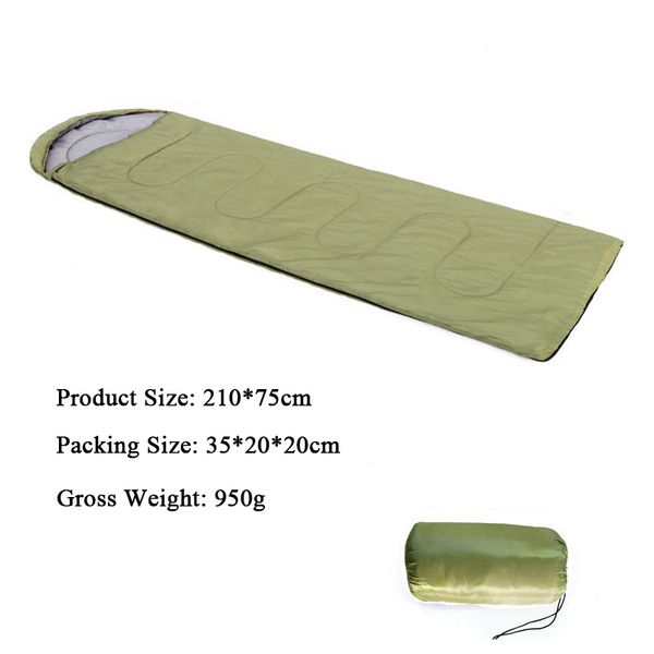 single camping sleeping bag portable waterproof outdoor ultralight envelope sleeping bag for hiking travelling
single camping sleeping bag portable waterproof outdoor ultralight envelope sleeping bag for hiking travelling