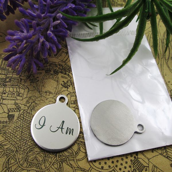 40pcs--"i am"stainless steel charms more style for choosing diy charms pendants for necklace, Bronze;silver
40pcs--"i am"stainless steel charms more style for choosing diy charms pendants for necklace, Bronze;silver