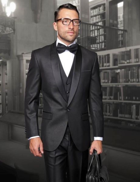 fashion black groom tuxedos shawl lapel groomsmen mens wedding dress popular man jacket blazer 3 piece suit(jacket+pants+vest+tie) 1366, Black;gray
fashion black groom tuxedos shawl lapel groomsmen mens wedding dress popular man jacket blazer 3 piece suit(jacket+pants+vest+tie) 1366, Black;gray