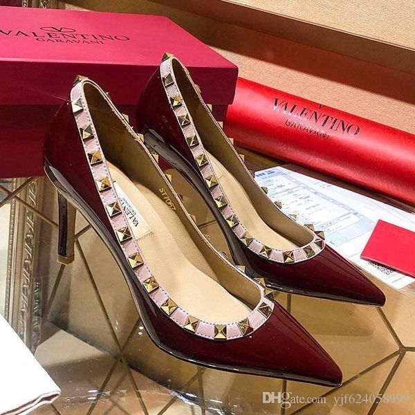 2019 spring high version of the new patent leather design ladies high heel women's shoes fashion casual shoes party wedding shoes wm, Black
2019 spring high version of the new patent leather design ladies high heel women's shoes fashion casual shoes party wedding shoes wm, Black